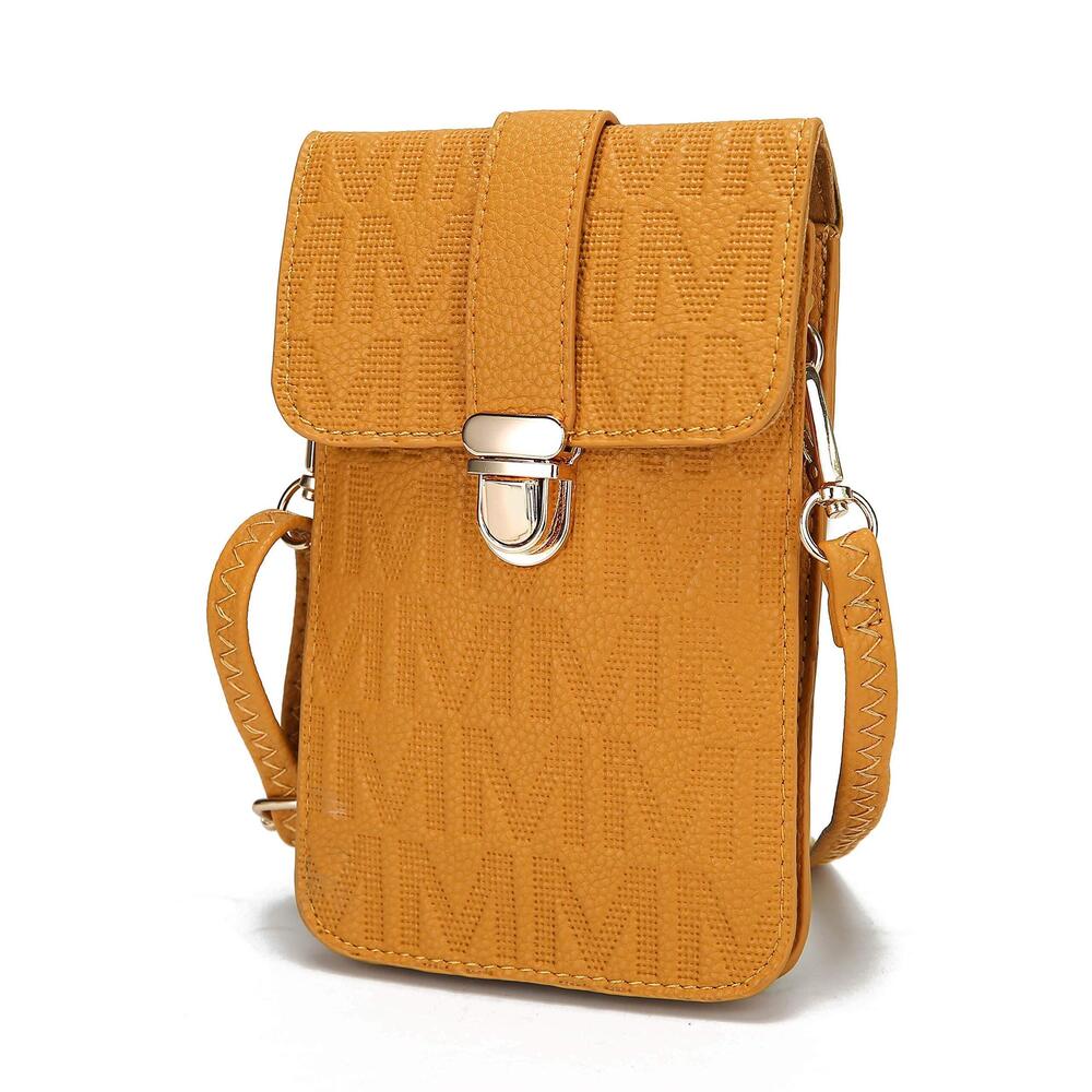 8318 MKF Small Crossbody Cell Phone Purse Wallet – PU Leather Cellphone Bag